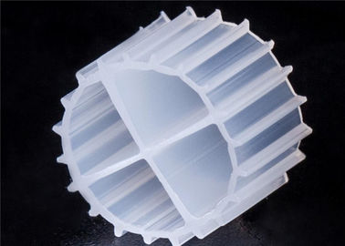خرید رنگ سفید رسانه فیلتر MBBR با ماده ی تازه HDPE و طول عمر طولانی برای RAS online manufacture