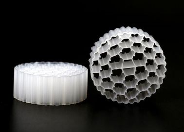خرید سطح سطح بالا MBBR Bio Media White Virgin HDPE مواد صرفه جویی در انرژی online manufacture