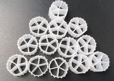 خرید 10*7mm MBBR حامل شناور پرورش ماهی پرورش آبزیان زمینی مواد زیست محیطی HDPE رنگ سفید فوق العاده online manufacture