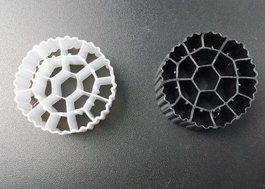 خرید پلاستیک K1 و K3 Bioball Filter Media Hdpe 25*12mm Ras رنگ سفید حامل بیولوژیکی online manufacture