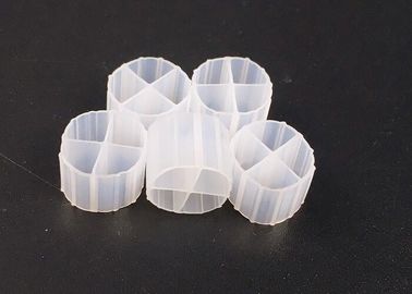 خرید مواد HDPE K1 فیلتر رسانه با 12mm X 9mm اندازه و رنگ سفید برای RAS online manufacture