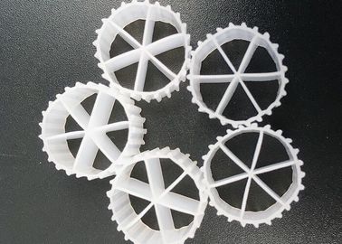 خرید 16mm X 10mm فیلتر شناور هیدروفیلیک رسانه های فلترهای فرنگی مواد HDPE MBBR online manufacture