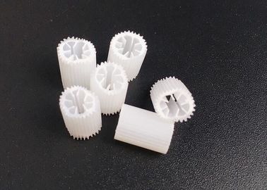 خرید Virgin MBBR Bio Media حجم سنگین 5*10mm سفید Virgin HIPS مواد پلاستیکی Biocell online manufacture