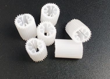 خرید MBBR Bio Media حجم سنگین 5*10mm سفید ماده هیپس ماده پلاستیکی برای درمان online manufacture