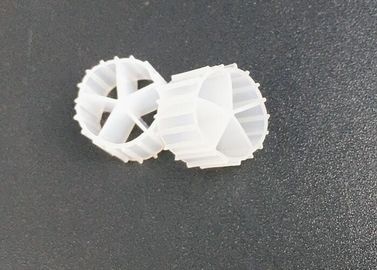 خرید رسانه های فیلتر پلاستیکی سفید با فعالیت بیولوژیکی بالا HDPE برای استخر ماهی online manufacture