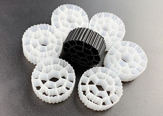 خرید بستر متحرک رآکتور بیوفلیم ماده Hdpe Virgin مواد MBBR Biocell Media online manufacture