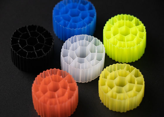 خرید مصرف انرژی پایین تر MBBR Bio Media K2 PE07 MBBR Bio Balls online manufacture