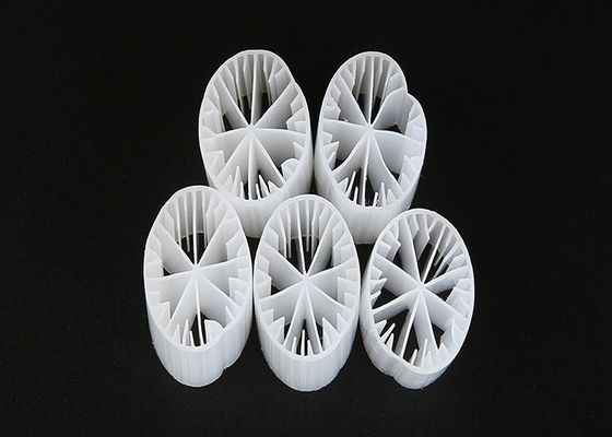 خرید مواد فیلتر پلاستیکی سفید هیدروفیلیک HDPE رآکتور بیوفلیم حرکت پذیر online manufacture
