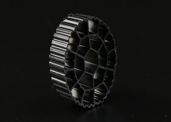 خرید رنگ سیاه پلاستیک MBBR Kaldnes K1 MBBR Bio Media مواد HDPE 25mm X 12mm اندازه online manufacture