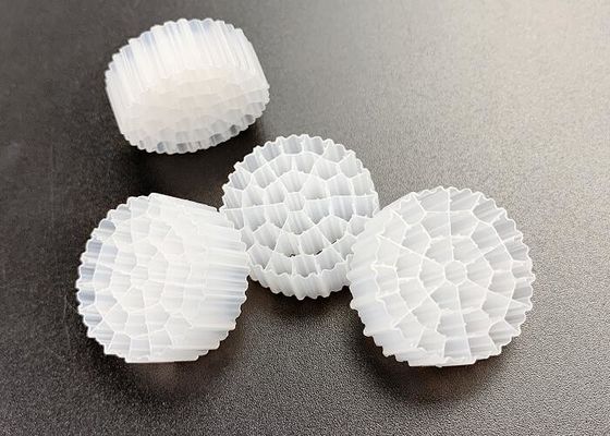خرید IFAS FDA Safty HDPE White Color MBBR Biocell Filter Media تکنولوژی A/O online manufacture