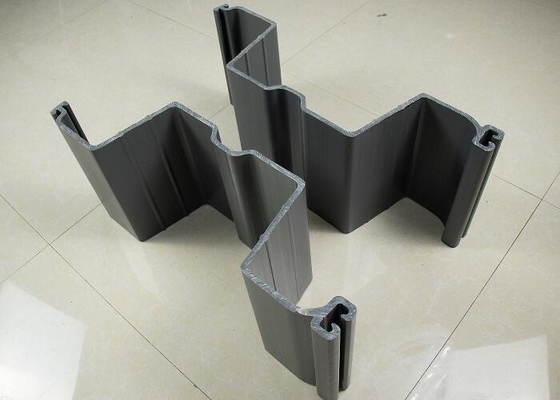 خرید وینیل PVC اکستروژن ورق پلاستیکی توده U شکل رنگ خاکستری online manufacture