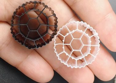 رسانه فیلتر بیولوژیکی استخر MBBR تصفیه آب فیلتر بیولوژیکی Hdpe 25 * 12mm