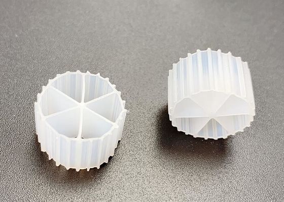 IFAS HDPE رنگ سفید MBBR بستر متحرک رآکتور بیوفلیم مخزن تهویه