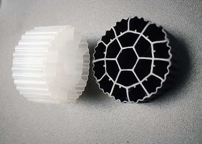 فرآیند سلول فعال رنگ سفید HDPE پلاستیکی رسانه های MBBR برای SBR