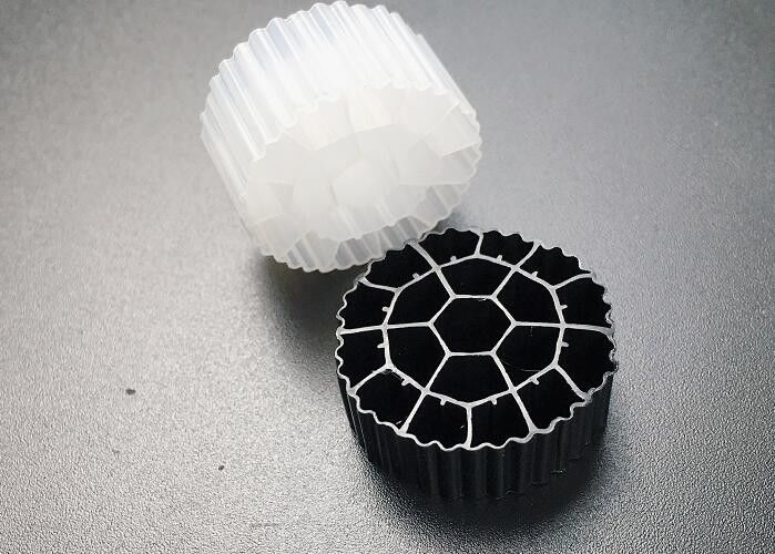 فرآیند سلول فعال رنگ سفید HDPE پلاستیکی رسانه های MBBR برای SBR