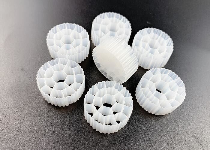 Mbbr Hdpe فیلتر بیولوژیکی رسانه های انرژی بستر فیلتر سلول های زیستی