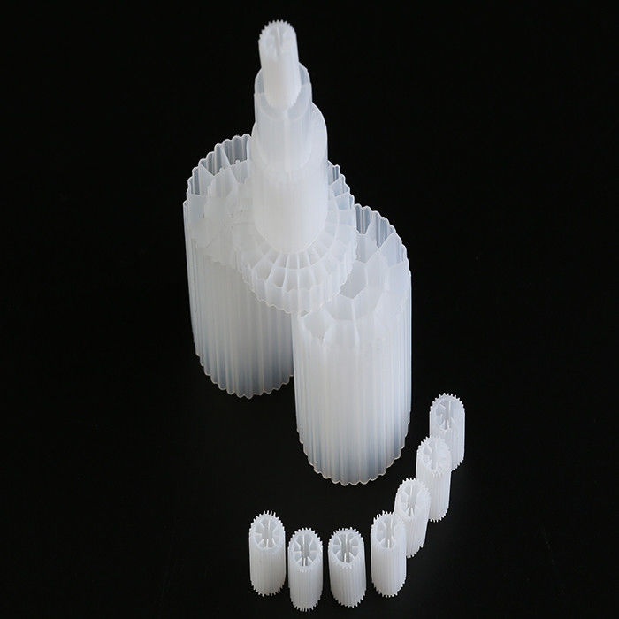 کارایی بالا MBBR Bio Media K1 Micro Media 12mm X 9mm رنگ سفید