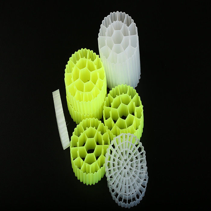 رنگ رنگی پلاستیک فیلتر سلول های زیستی رسانه پردازش مواد غذایی سوپر Decarburization