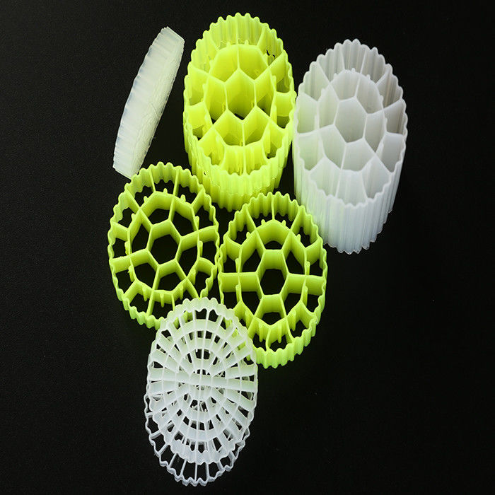 رسانه فیلتر بیوسل فلتر بستر متحرک 500 m2/m3 سطح با مواد اولیه HDPE