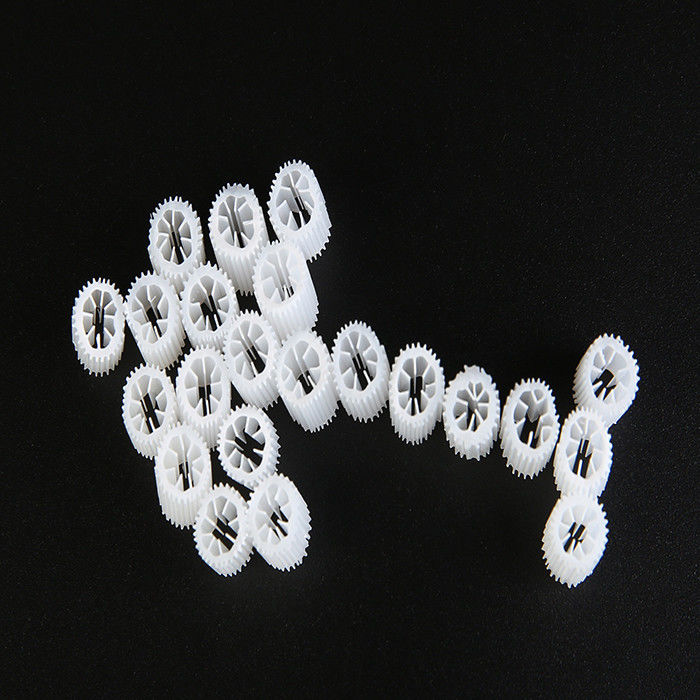 7 سوراخ فلتر شناور رسانه مواد HIPS پلاستیک سلول زیستی برای فاضلاب صنعتی