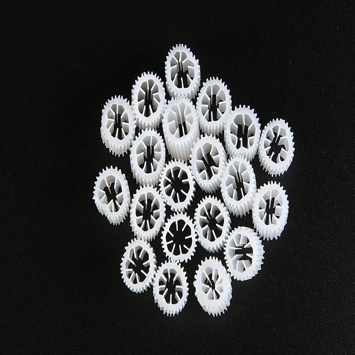 7 سوراخ فلتر شناور رسانه مواد HIPS پلاستیک سلول زیستی برای فاضلاب صنعتی