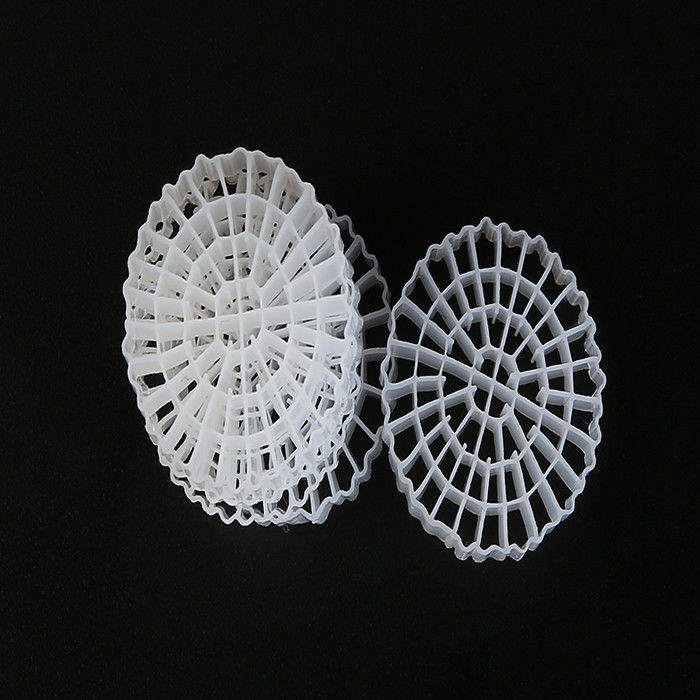 سوپر دکاربوریزاسیون MBBR تصفیه آب رسانه فیلتر شناور 25mm X 4mm