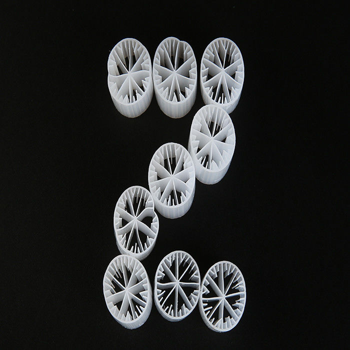 15mm X 15mm MBBR K1 فیلتر رسانه های نوجوانی HDPE با سطح خوب