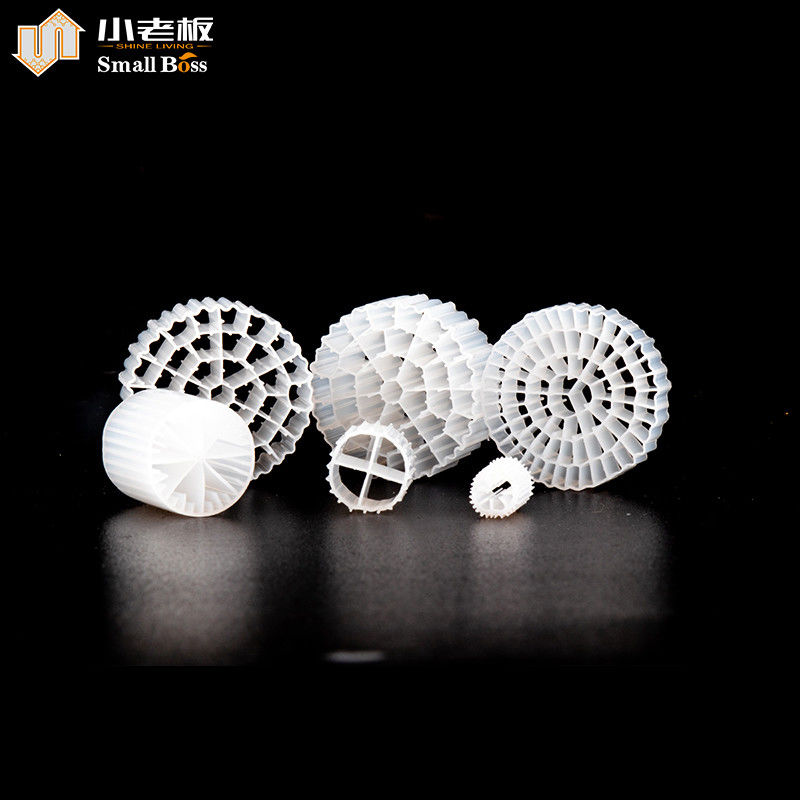 رسانه های فیلتر بیولوژیکی PE38 HDPE پلاستیکی برای تصفیه آب