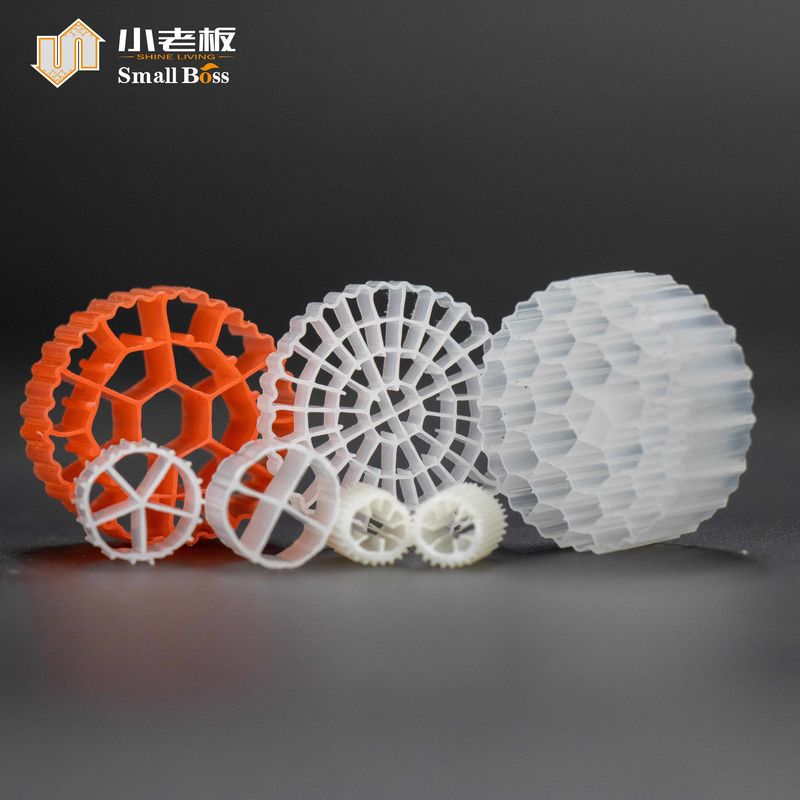 قالب فعال فیلتر زیست توده MBBR 25*10mm 38 اتاق ماهی ماهی ماهی آبی زمینی آبداری شناور حامل