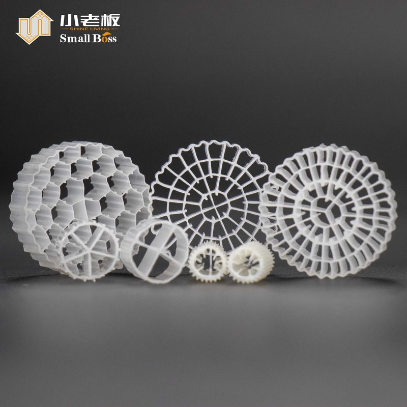 قالب فعال فیلتر زیست توده MBBR 25*10mm 38 اتاق ماهی ماهی ماهی آبی زمینی آبداری شناور حامل