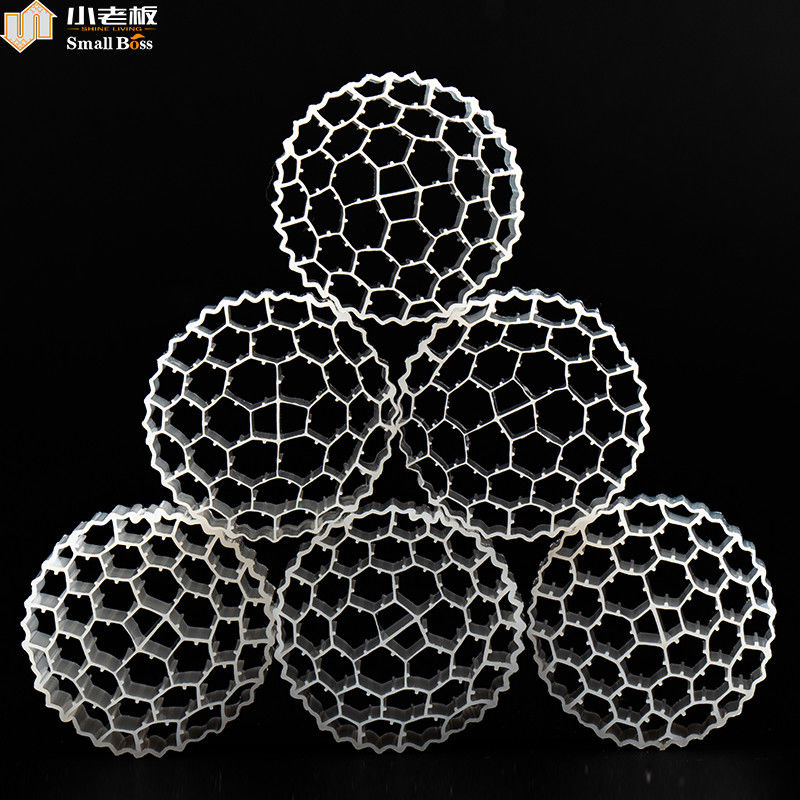 آکواریوم Mbbr K1 K3 K5 Kaldnes حوضچه فیلتر رسانه های بیولوژیکی برای فاضلاب / تصفیه زباله