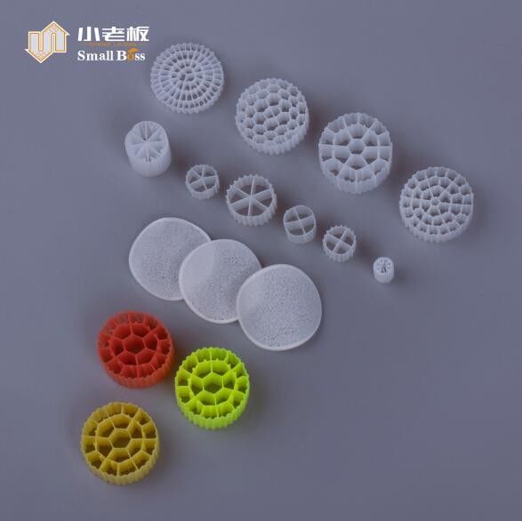 25*10mm FDA 800M2/M3 BIOCELL فیلتر mbbr حامل بیوتوب شناور
