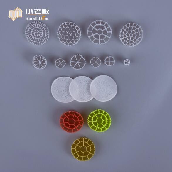 25*10mm FDA 800M2/M3 BIOCELL فیلتر mbbr حامل بیوتوب شناور