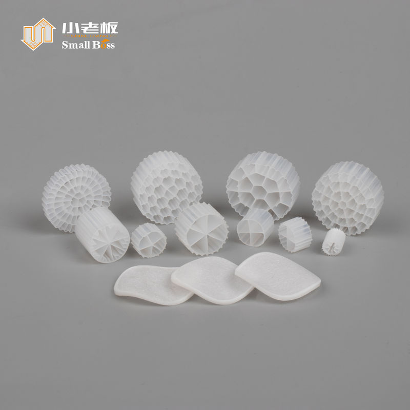 PE38 رسانه های فیلتر پلاستیکی حرفه ای مواد HDPE آکواریوم Bio Media