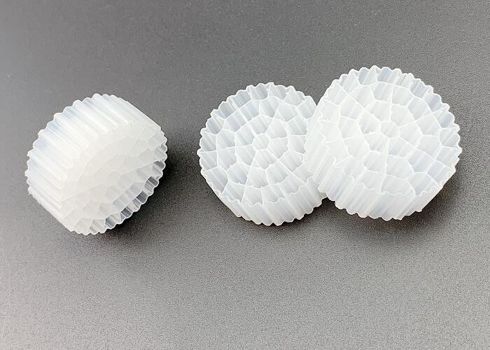 رنگ سفید 25 * 10MM PE Mbbr رسانه فیلتر شناور