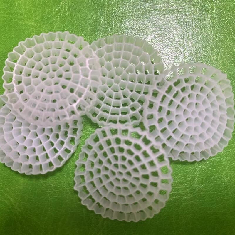 PE79S 1600m2/m3 حامل شناور MBBR رسانه فیلتر برای تصفیه فاضلاب