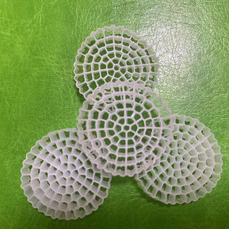 PE79S 1600m2/m3 حامل شناور MBBR رسانه فیلتر برای تصفیه فاضلاب