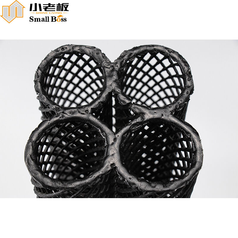رسانه فیلتر ساختاریافته Eco Aquarium Structured Garden Koi Pond MBBR رسانه شناور زیست بلوک D50mm