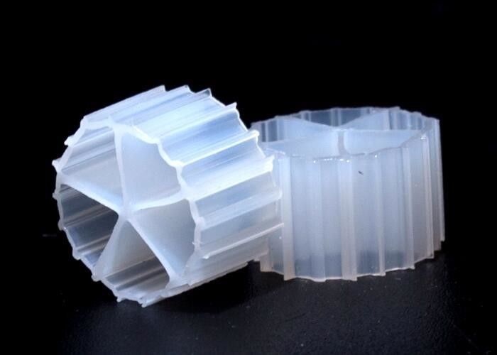 10mmX7 mm k1 Kaldnes رسانه فیلتر بایوفلیم برای مزرعه ماهی