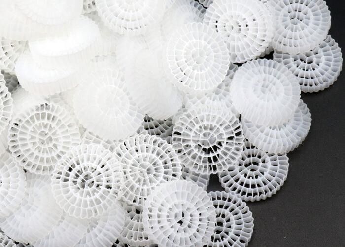 رسانه های فیلتر بستر شناور HDPE برای گیاهان تصفیه آب