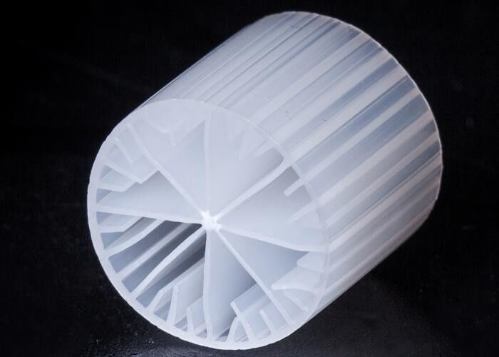 مواد اولیه HDPE MBBR Biopipe Filter Media برای مخزن آناروبیک 15*15mm اندازه