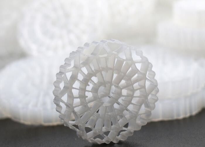 تصفیه آب صنعتی Biocell Filter Media حامل شناور MBBR مبتنی بر زمین