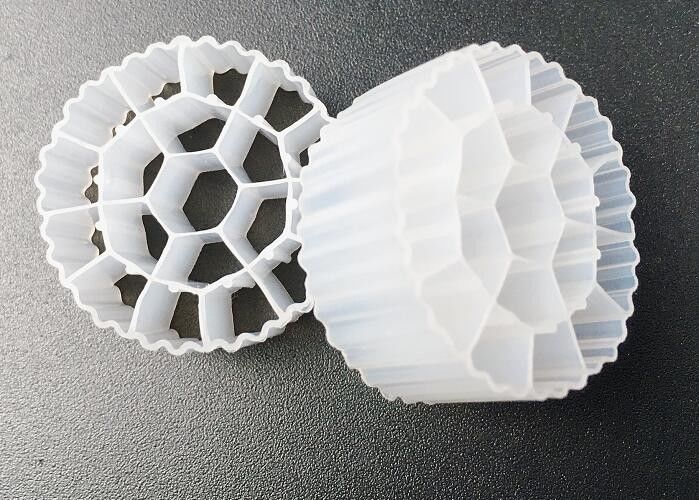 19 سوراخ 25*10mm فیلتر بیوماس سفید حامل بیوفلیم مقاوم به UV