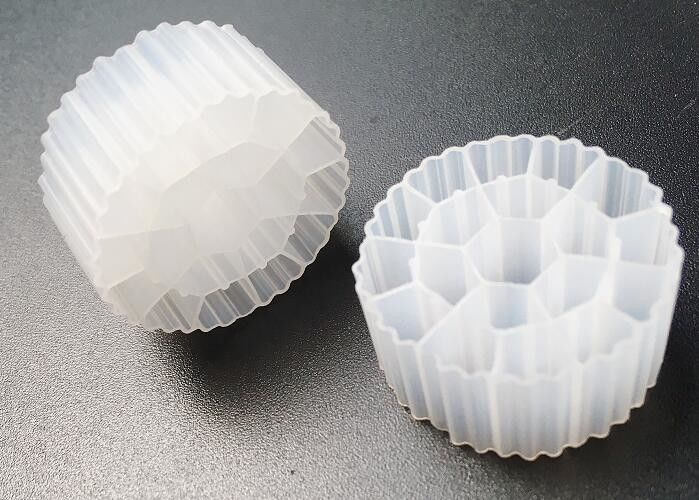 رنگ سفید 25*12mm Mbbr Bio Media Ifas فرآیند حذف Cod