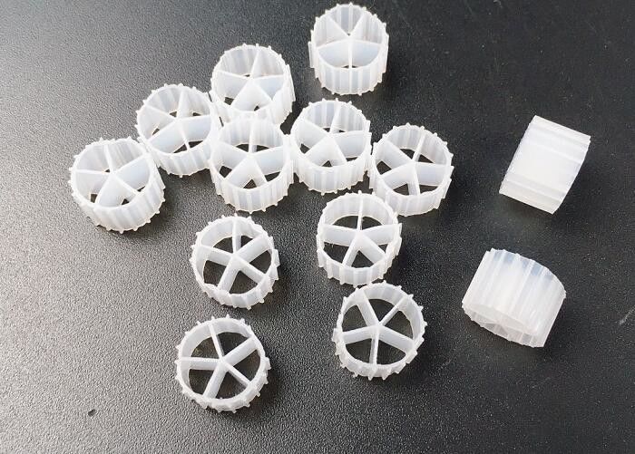 10*7mm MBBR Bio Carrier FAB Media Bio Cell Media برای آب درمانی فرآیند A / O