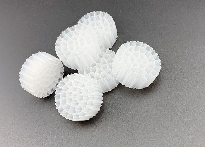 تصفیه آب مساحت بزرگ سطح MBBR Biocell Filter Media 25*10MM