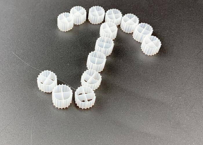 رسانه های فیلتر بیولوژیکی 11MM سفید برای ضد نیترفیکیشن