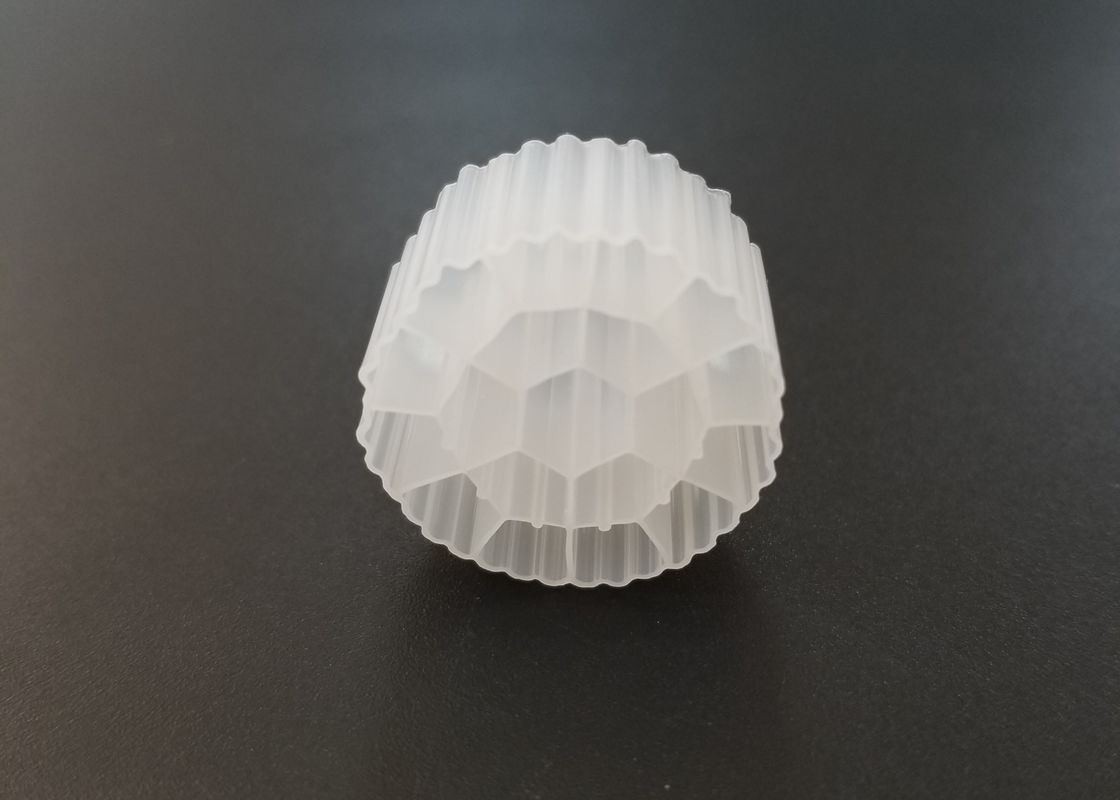 رنگ سفید رسانه های فیلتر hdpe، رسانه های فیلتر پلاستیکی