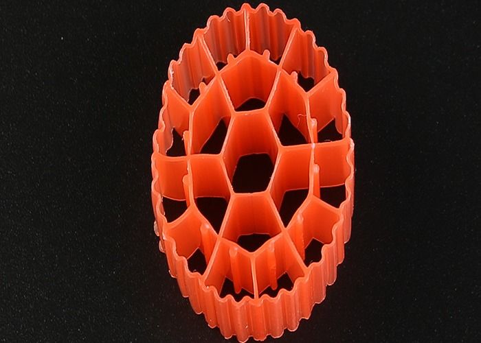 19 سوراخ K3 فیلتر سلول های زیستی با مواد اولیه HDPE و رنگ سفید