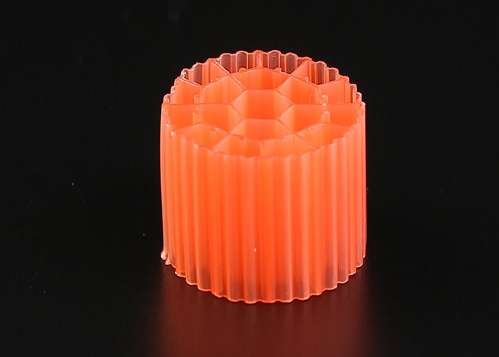 19 سوراخ K3 فیلتر سلول های زیستی با مواد اولیه HDPE و رنگ سفید